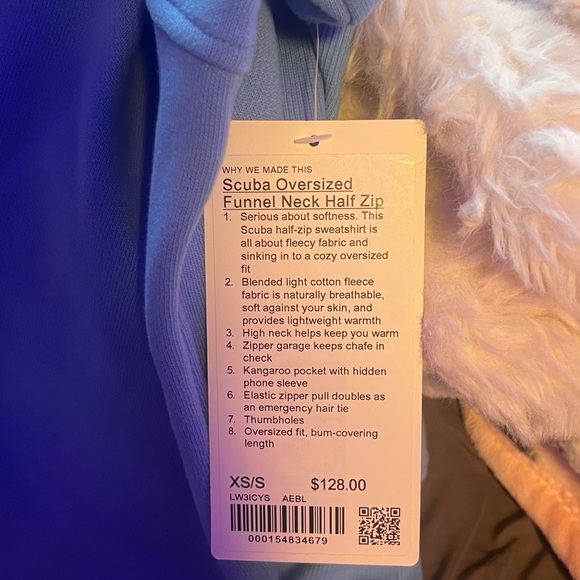 Light blue lululemon quarter zip scuba - Picture 3 of 8